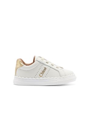 sneakers in pelle bianco CHLOE' KIDS | C20319117